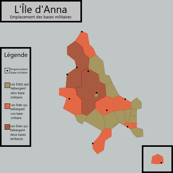 emplacement des bases militaires sur l'ĂŽle emplacement des bases militaires sur l'ĂŽle