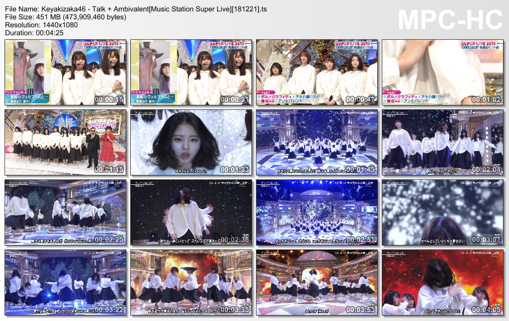 Keyakizaka46 - Talk   Ambivalent[Music Station Super Live][18122