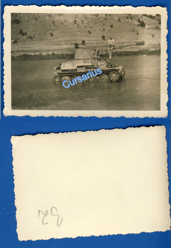 orig. Foto Panzerjäger Sd.kfz139 Marder russ.7.6