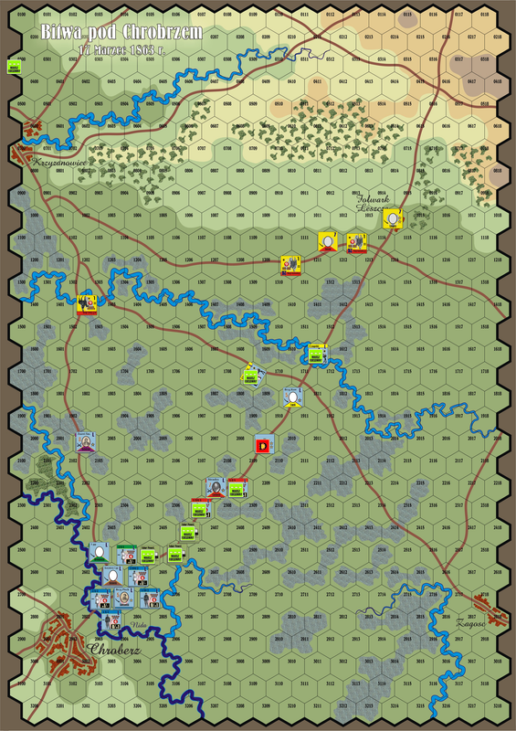 Powstanie Styczniowe 1863Map