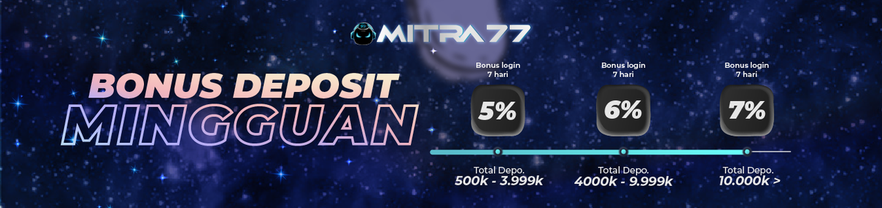 BONUS DEPOSIT MINGGUAN