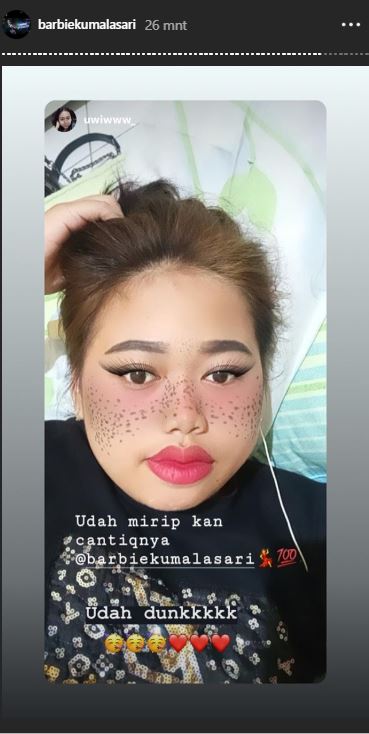 Warganet tirukan hasil sulam Barbie Kumalasari 