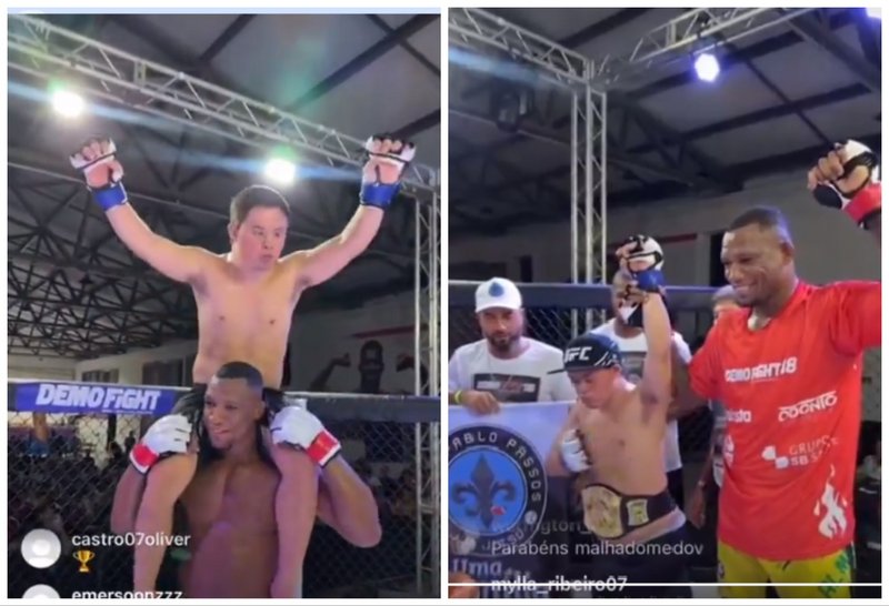 Боец със Синдром на Даун победи UFC звездата Жайлтон Алмейда
