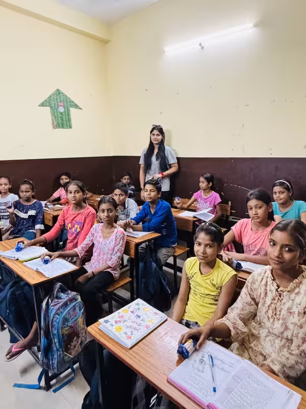 A group of volunteers smiling