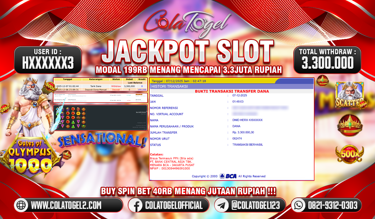 JACKPOT SLOT GACOR!!