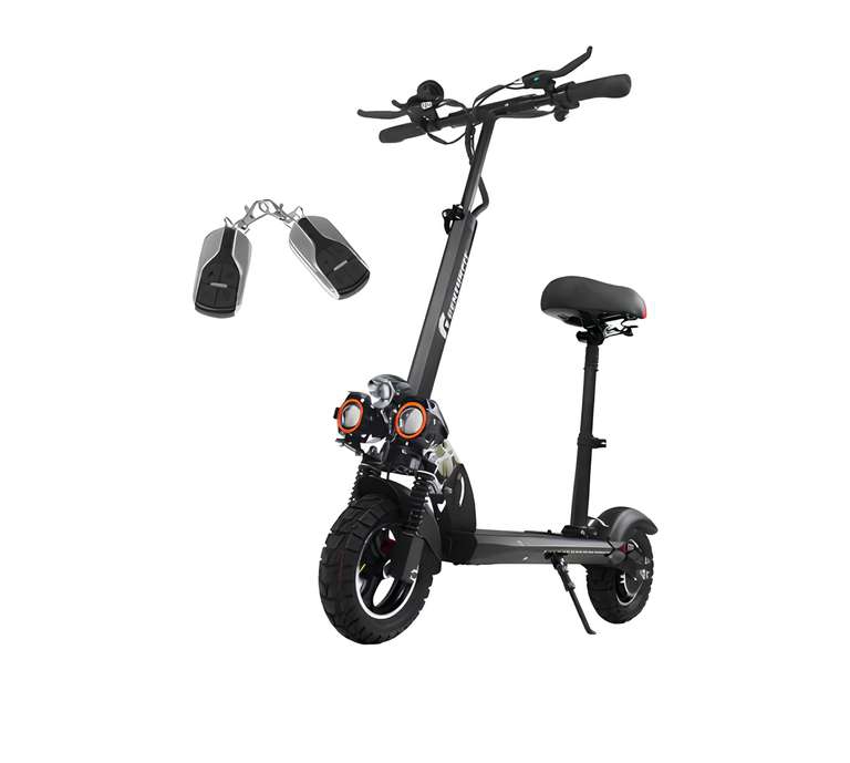 Linio: Scooter Electrico Plegable con Asiento y hasta 48 km/h para ir por las tortillas Marca Centurfit 
