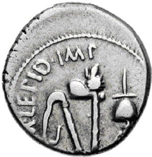 Glosario de monedas romanas. HACHA. 2