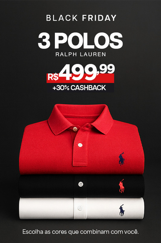 3 Polos Ralph Lauren