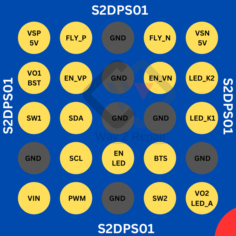 S2DPS01 Light Ic Pinout