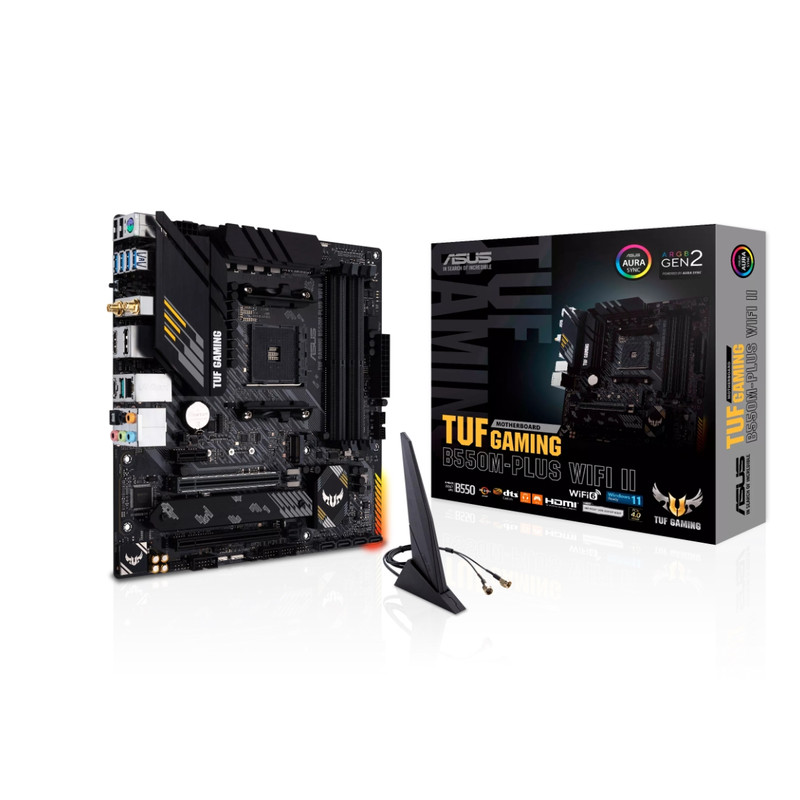MOTHERBOARD ASUS TUF GAMING B550M PLUS WIFI II AMD