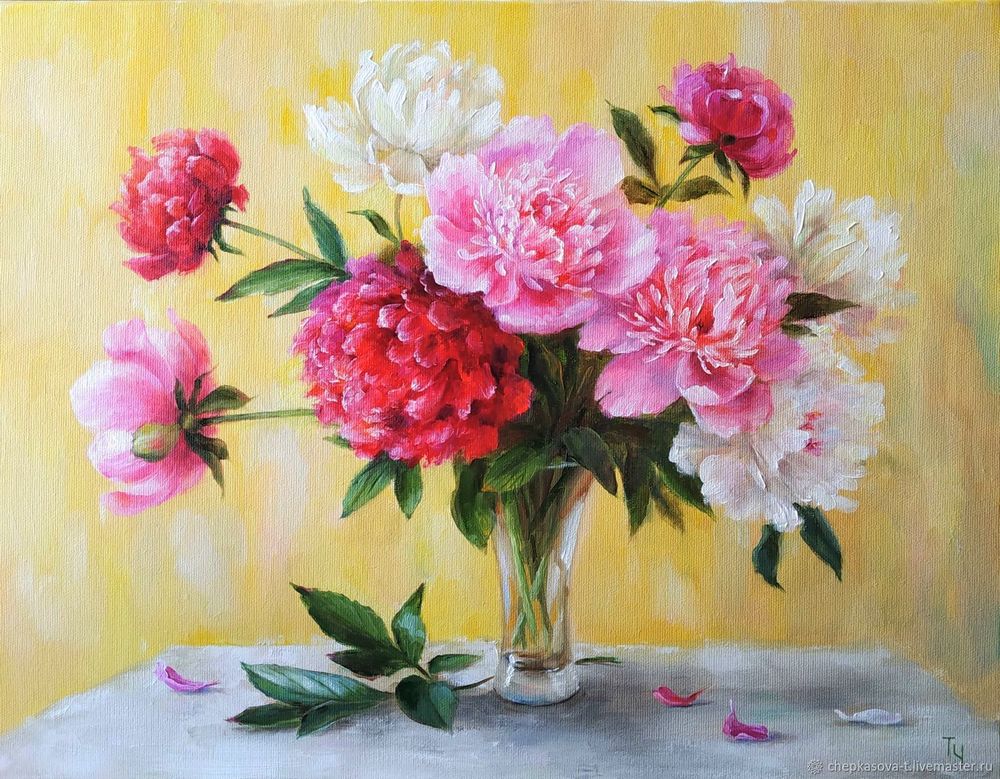 58657c8fa33e3a21eeffd86090nf-kartiny-i-panno-piony-na-zheltom-fone-kartina-maslom