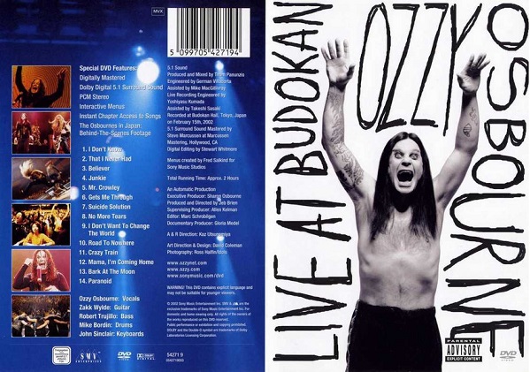 Ozzy Osbourne - Live at Budokan (2002)