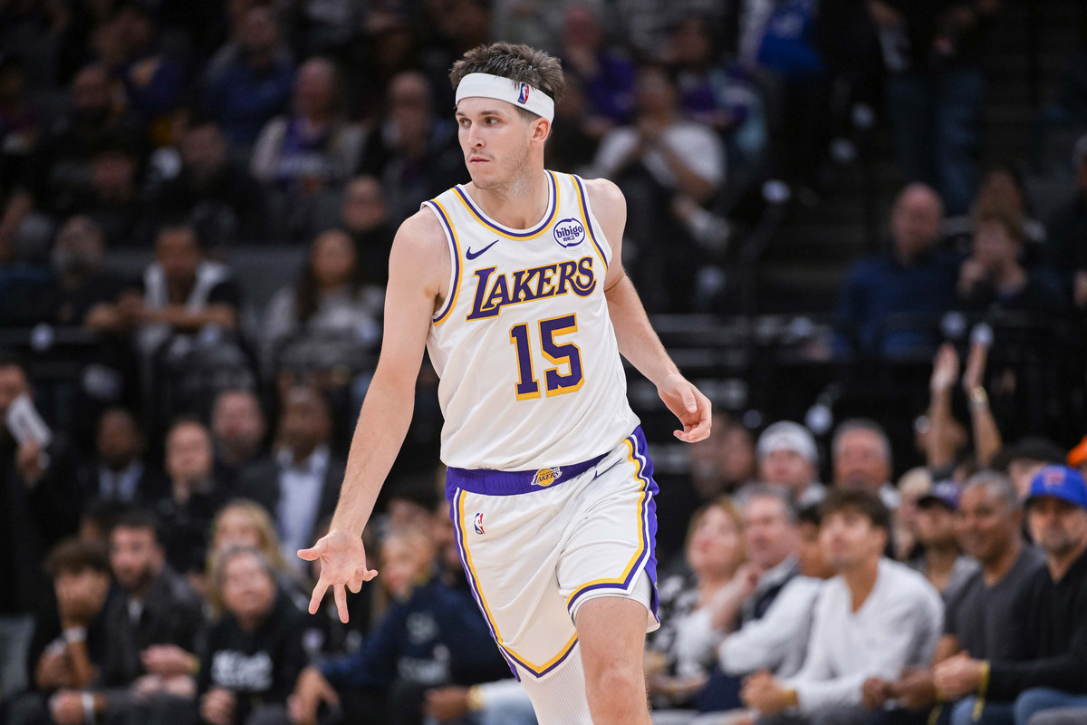 Austin Reaves em ação pelo Lakers