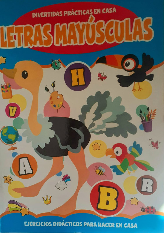 DIVERTIDAS PRACTICAS EN CASA LETRAS MAYUSCULAS, M4 EDITORIAL