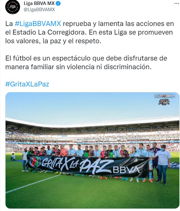 Reportan decenas de fallecidos por pelea en partido del Querétaro vs Atlas
