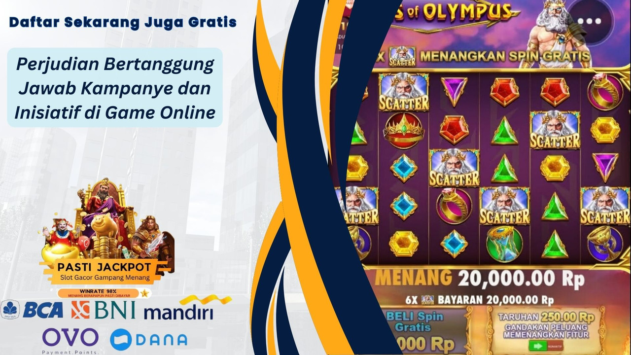 Perjudian Bertanggung Jawab Kampanye dan Inisiatif di Game Online