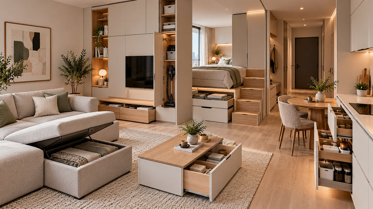 Interior design for a small apartment: ways to visually expand the space