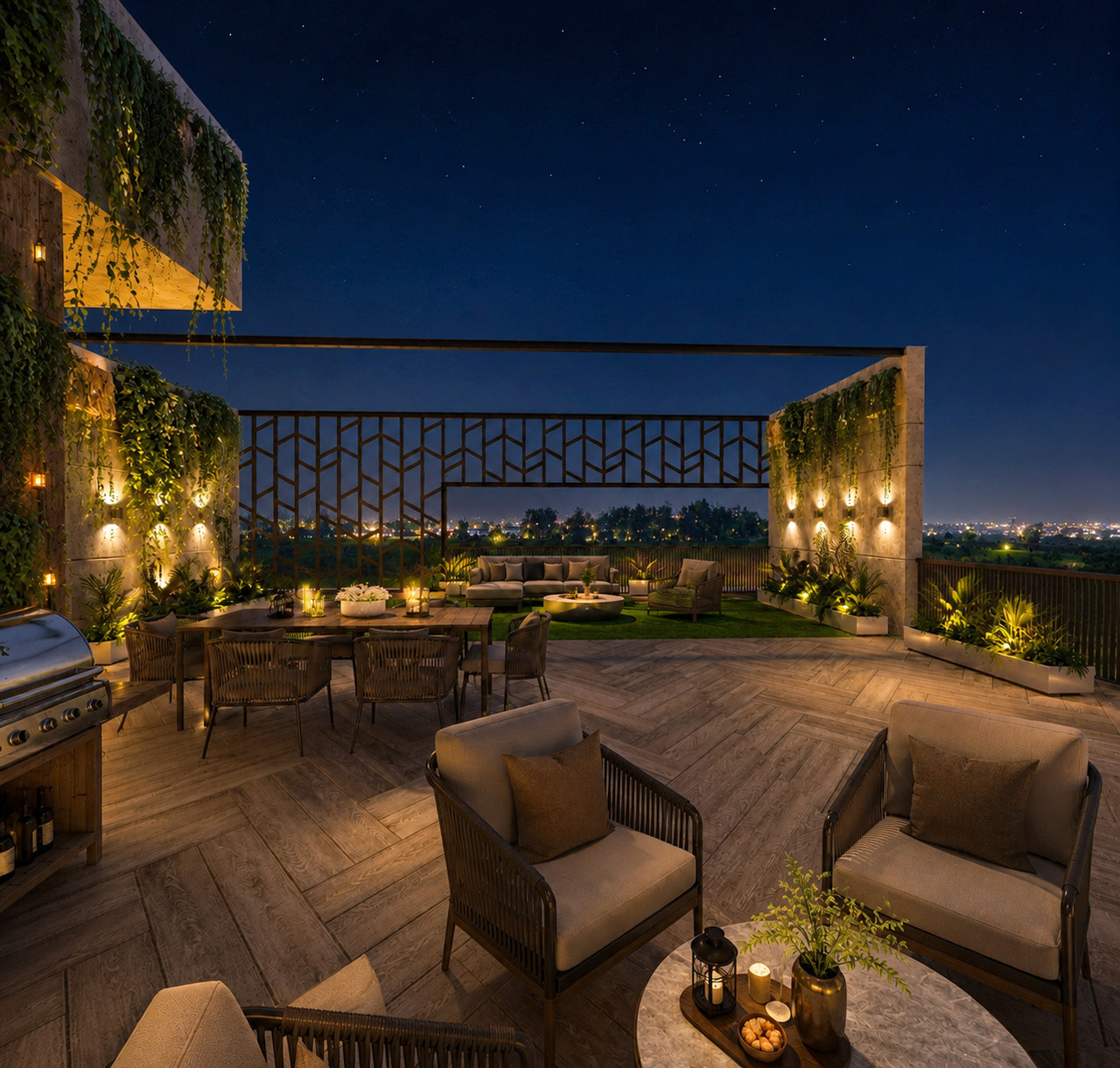 MARC Mizan Manzil - Night View