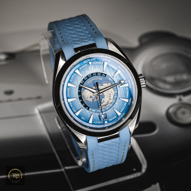 Omega Aquaterra WorldTimer Summer Blue - Image 3