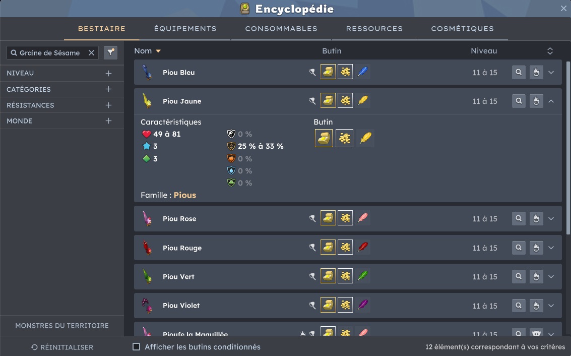 [BUG] Drop des graines de sésame Forum DOFUS, le MMORPG stratégique.