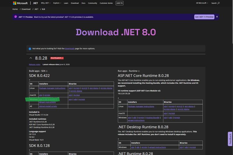 .NET 8.0 示例