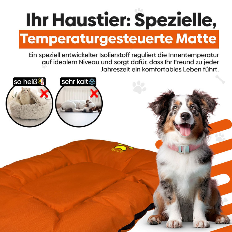 EVE Textile® cama para mascotas cama para perros cama para gatos cesta para perros cesta para gatos estera pequeña - Imagen 4 de 22