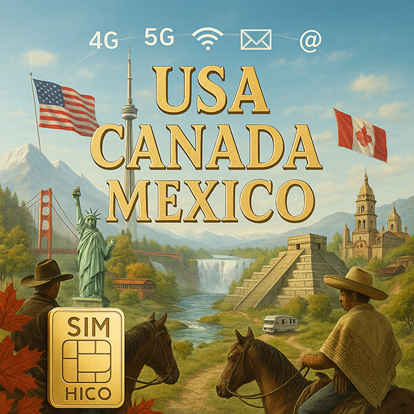 Mua sim 4G Mỹ Canada Mexico tại Việt Nam từ Hico