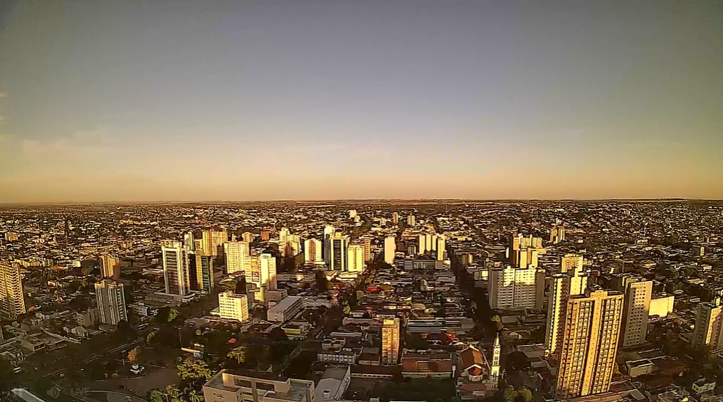 Campo Grande nesta manhã de quinta-feira