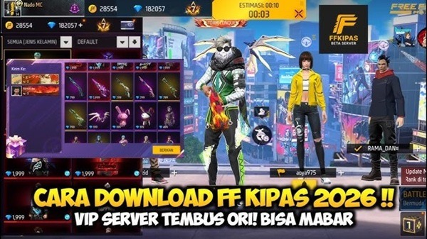 Unlock Beta Server Account Free Fire Apk 