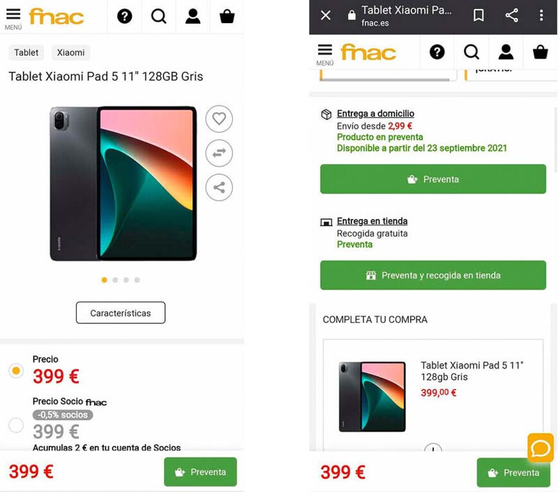La Xiaomi Pad 5 desvela su precio y fecha de llegada a España en Fnac