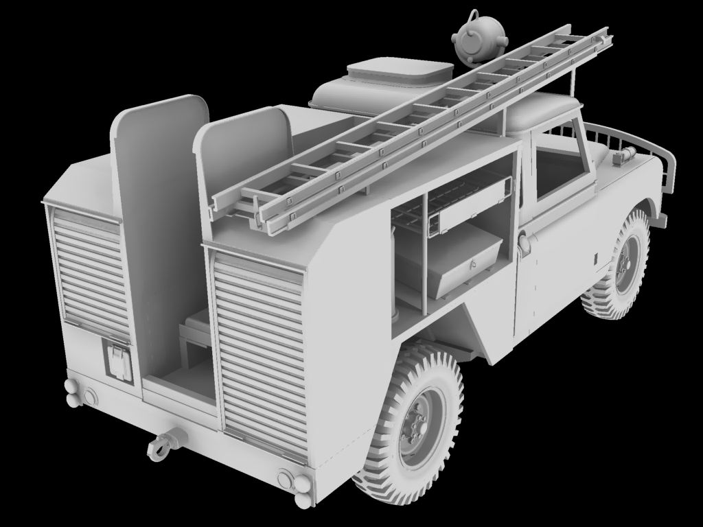 35th Scale Land Rovers Models Design for 3D Printing. - Work in ...