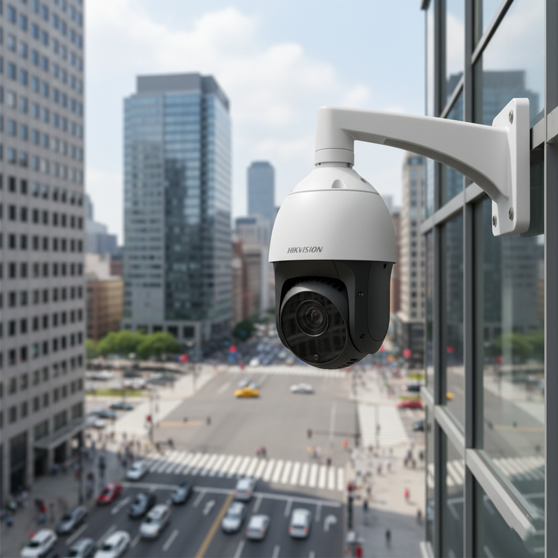 Interface de controle PTZ da câmera Hikvision Speed Dome