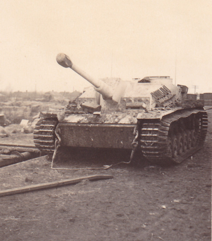 Sturmgeschütz Langrohr STUG Zusatzpanzerung Ostk