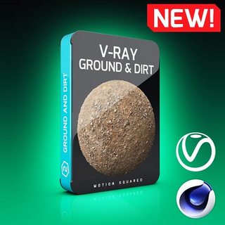 Motion Squared - V-Ray Ground and Dirt Texture Pack for Cinema 4D