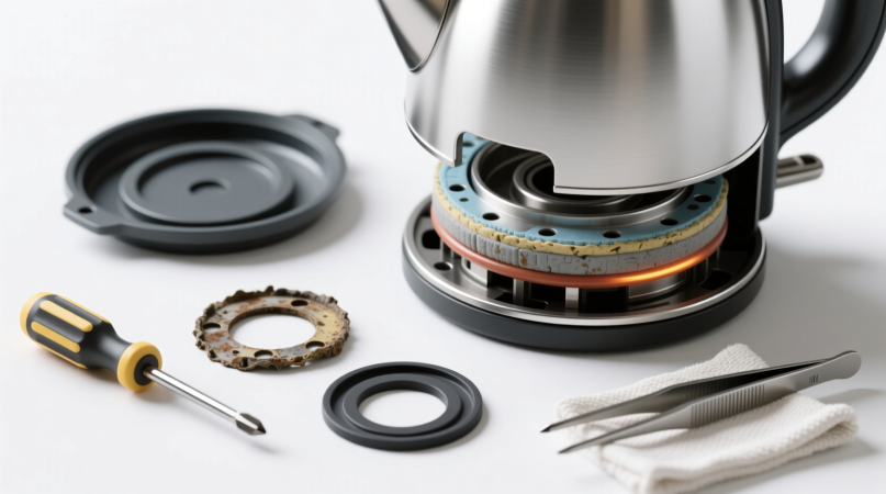 Замена уплотнителей в электрочайнике