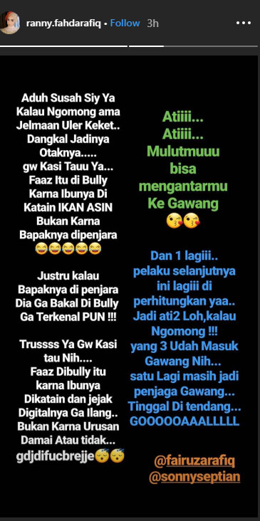 Postingan Ranny A. Rafiq
