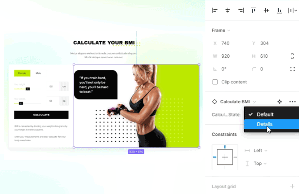 Samantha - Personal Fitness Trainer Template for Figma - 1