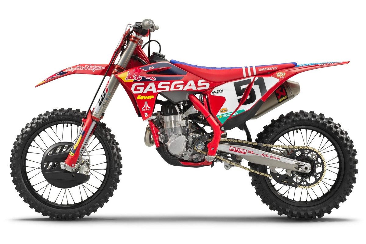 Гоночный кроссбайк GasGas MC 450F Troy Lee Designs 2022