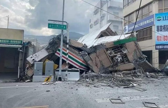 Terremoto en Taiwán