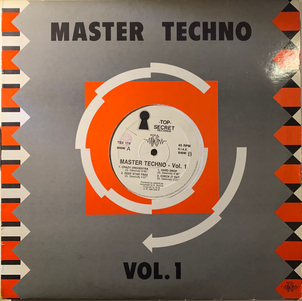 27/03/2023 - Master Techno – Vol. 1 (Vinil, 12, 45 RPM)(Top Secret Records – TSX 114)  1992 R-225360-1611521289-6986