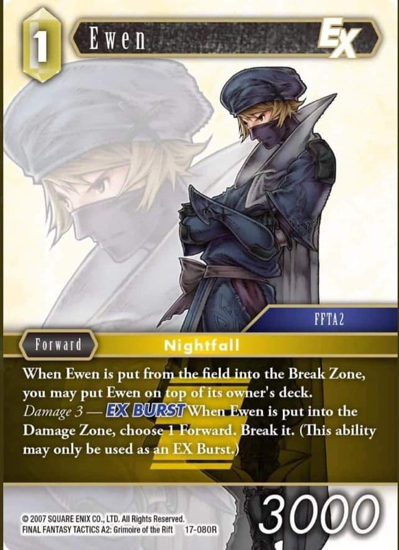 Rebellion's Call Spoilers Megathread | Final Fantasy TCG Forum