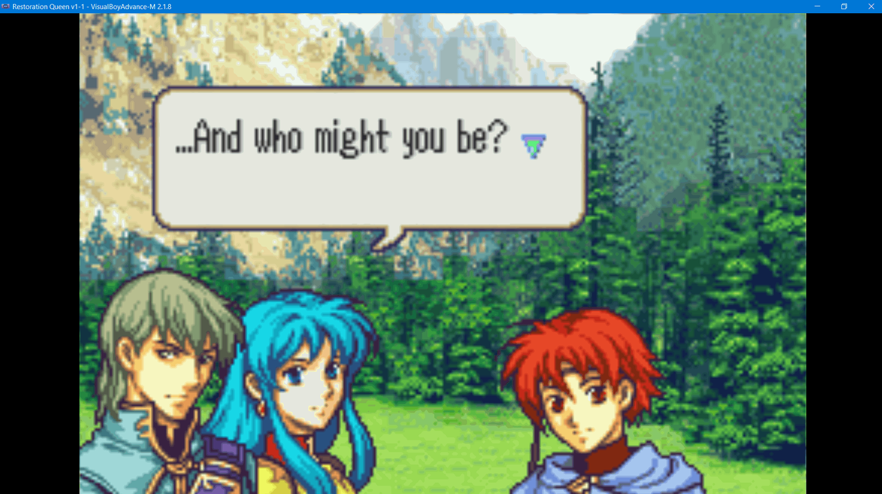 2024-03-09 13_55_32-Restoration Queen v1-1 - VisualBoyAdvance-M 2.1.8
