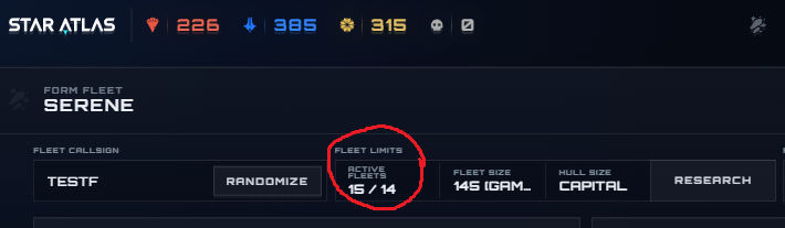 Fleet limit