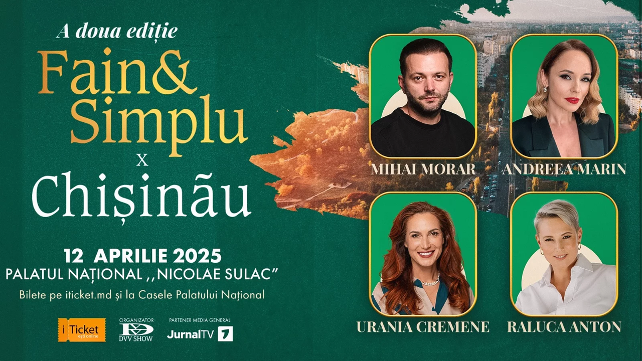 Ce faci în weekend? Iată cele mai tari evenimente din Chișinău

