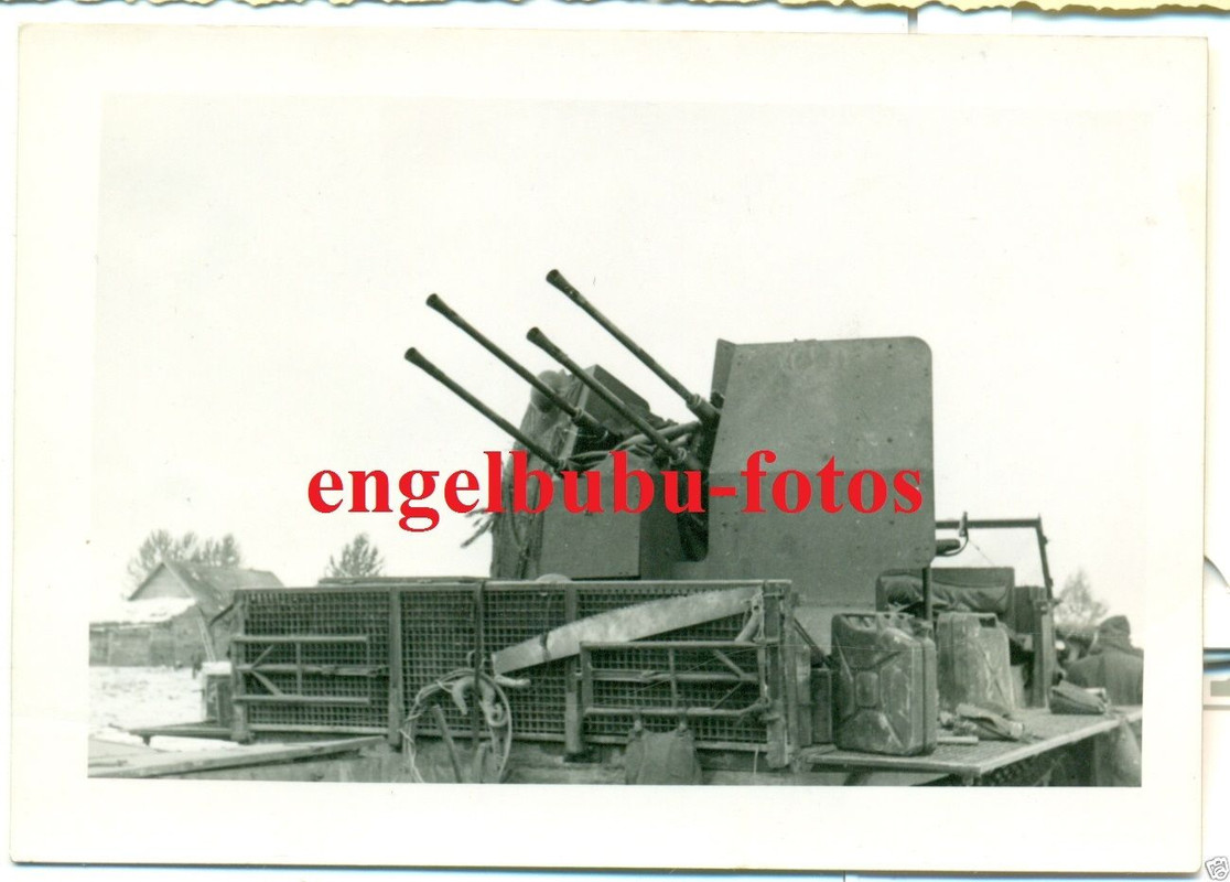 OSTFRONT - Rußland - FLAK-REGIMENT - VIERLINGS-FLAK