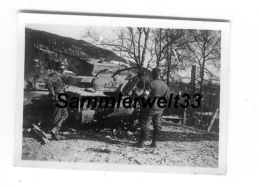 deutscher PANZER NORWEGEN Feldzug 1940 Weserübun