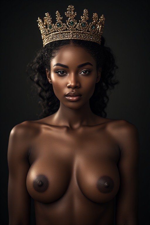 Naked-ebony-Queen-crown-sharp-(14)