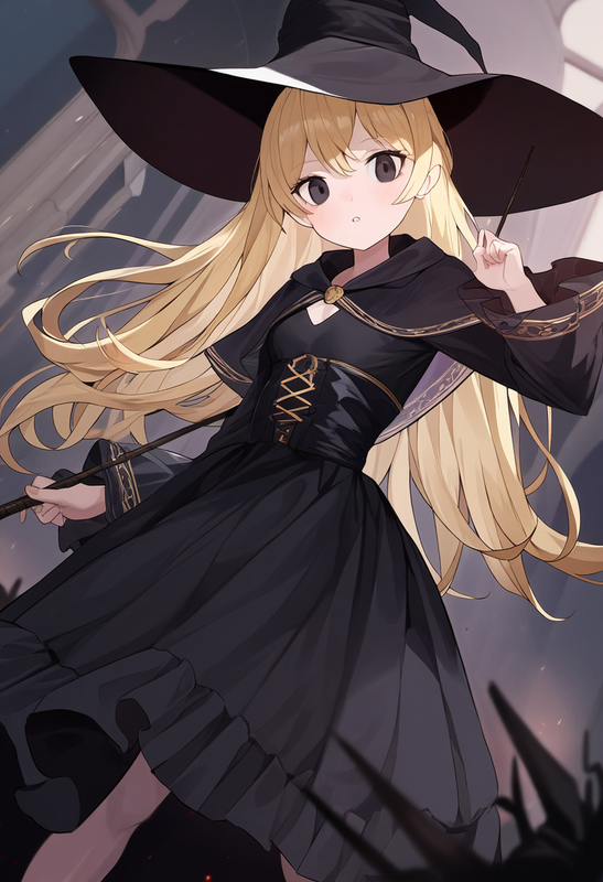 {1girl}, {solo}, {loli}, small breast, dynamic angle, blond hair, long hair, ban s-2083808251