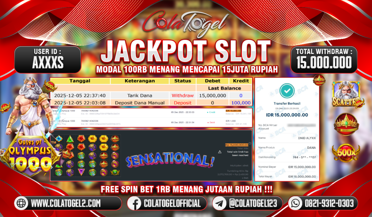 JACKPOT SLOT GACOR!!