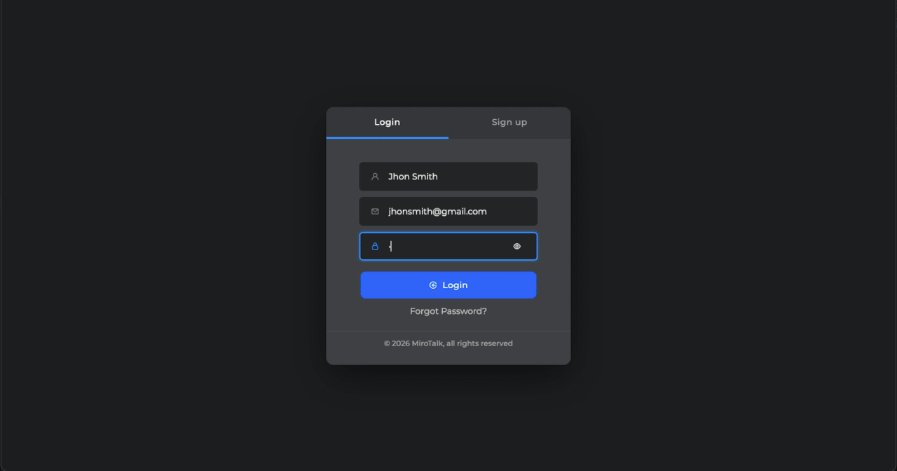 MiroTalk WEB: SaaS and Easy Room Scheduler for Meetings & Video Conferencing